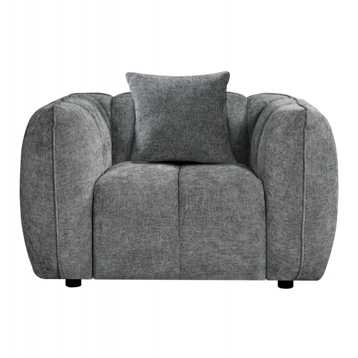 ΣΕΤ ΚΑΝΑΠΕΣ ΓΩΝΙΑ (ΑΡΙΣΤΕΡΗ)-ΠΟΛΥΘΡΟΝΑ LOUNGE LYKKE HM10820.01L ΓΚΡΙ ΥΦΑΣΜΑ