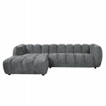 ΣΕΤ ΚΑΝΑΠΕΣ ΓΩΝΙΑ (ΑΡΙΣΤΕΡΗ)-ΠΟΛΥΘΡΟΝΑ LOUNGE LYKKE HM10820.01L ΓΚΡΙ ΥΦΑΣΜΑ