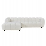ΣΕΤ ΚΑΝΑΠΕΣ ΓΩΝΙΑ (ΑΡΙΣΤΕΡΗ)-ΠΟΛΥΘΡΟΝΑ LOUNGE LYKKE HM10820.02L ΕΚΡΟΥ ΥΦΑΣΜΑ