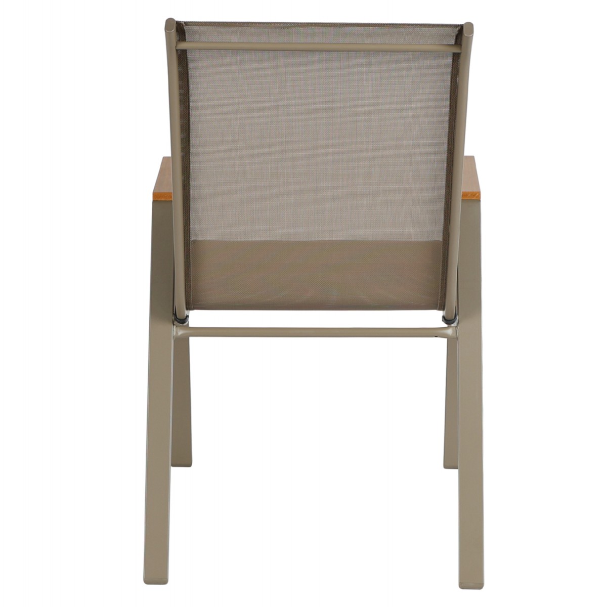 ΣΕΤ ΤΡΑΠΕΖΑΡΙΑΣ 5ΤΜΧ LEONE HM10835.04 ΚΑΡΕΚΛΕΣ ΜΕΤΑΛΛΙΚΕΣ & ΤΡΑΠΕΖΙ 110x60εκ ΣΑΜΠΑΝΙ