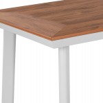 ΣΕΤ ΤΡΑΠΕΖΑΡΙΑΣ 5ΤΜΧ TABER HM10837.02 ΚΑΡΕΚΛΕΣ & ΤΡΑΠΕΖΙ ΑΛΟΥΜ.-POLYWOOD--ΛΕΥΚΟ