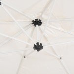 ΕΠΑΓΓΕΛΜΑΤΙΚΗ ΟΜΠΡΕΛΑ 2.7x2.7μ ΜΕ ΒΑΣΗ ΝΕΡΟΥ JAVANTE HM10857.02 ΛΕΥΚΟ ΑΛΟΥΜ. & ΠΑΝΙ