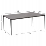 ΣΕΤ ΤΡΑΠΕΖΑΡΙΑΣ 7ΤΜΧ VICTUS HM10862.01 ΓΚΡΙ ΑΛΟΥΜ.-SINTERED STONE-OLEFIN--WICKER