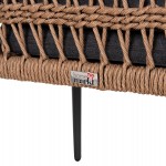 ΣΕΤ ΤΡΑΠΕΖΑΡΙΑΣ 7ΤΜΧ STAD HM10863.01 ΓΚΡΙ ΑΛΟΥΜΙΝΙΟ-SINTERED STONE TOP-OLEFIN