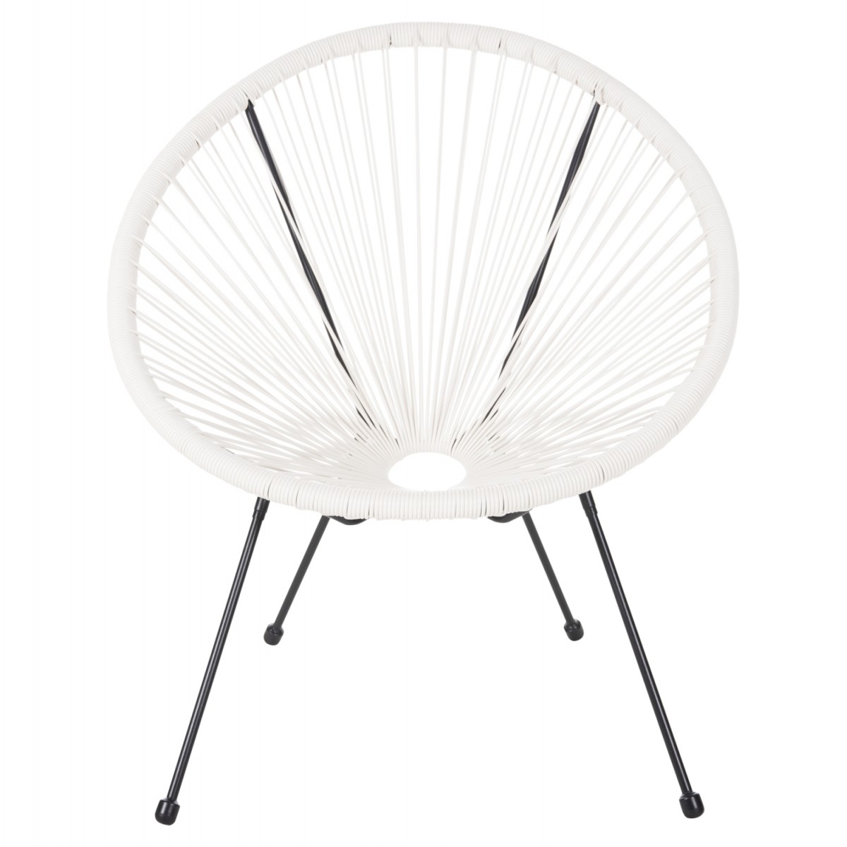 ΣΕΤ ΕΞΩΤΕΡΙΚΟΥ ΧΩΡΟΥ 3ΤΜΧ ACAPULCO HM11861.12 P.E.RATTAN ΛΕΥΚΟ-ΜΕΤΑΛΛΟ ΣΕ ΜΑΥΡΟ