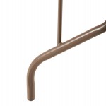 ΣΕΤ ΤΡΑΠΕΖΑΡΙΑΣ 5ΤΜΧ ADAM HM10727.04 ΚΑΡΕΚΛΕΣ ΜΕΤΑΛΛΙΚΕΣ & ΤΡΑΠΕΖΙ 110x60εκ ΣΑΜΠΑΝΙ