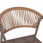 ΣΕΤ ΤΡΑΠΕΖΑΡΙΑΣ 5ΤΜΧ ADAM HM10727.04 ΚΑΡΕΚΛΕΣ ΜΕΤΑΛΛΙΚΕΣ & ΤΡΑΠΕΖΙ 110x60εκ ΣΑΜΠΑΝΙ