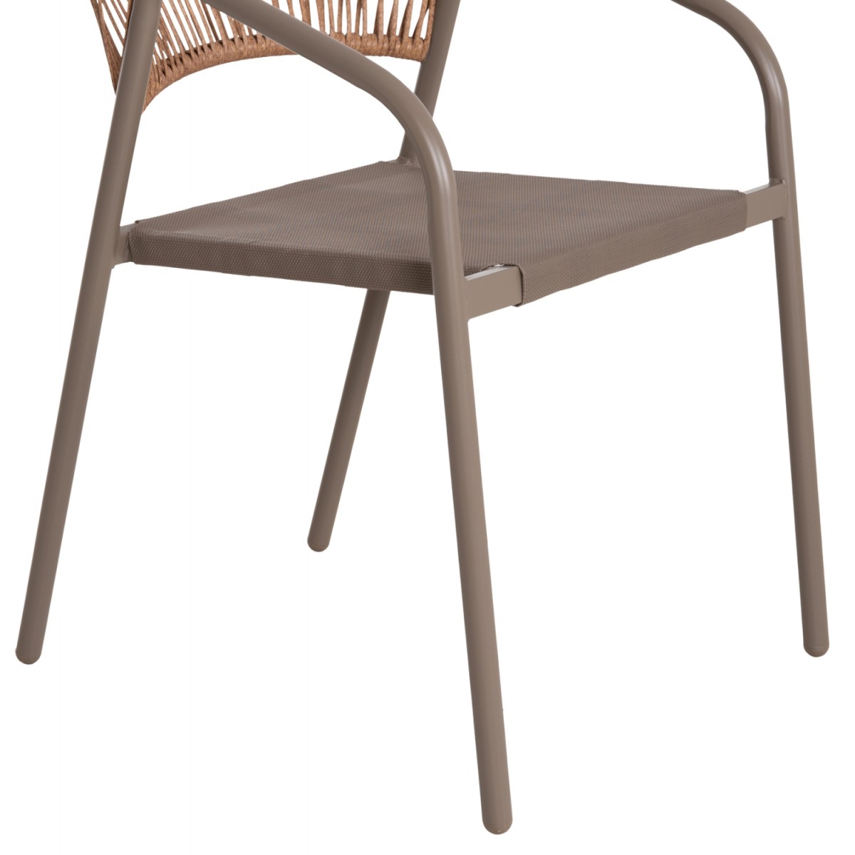 ΣΕΤ ΤΡΑΠΕΖΑΡΙΑΣ 5ΤΜΧ ADAM HM10727.04 ΚΑΡΕΚΛΕΣ ΜΕΤΑΛΛΙΚΕΣ & ΤΡΑΠΕΖΙ 110x60εκ ΣΑΜΠΑΝΙ