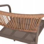 ΣΕΤ ΤΡΑΠΕΖΑΡΙΑΣ 5ΤΜΧ ADAM HM10727.04 ΚΑΡΕΚΛΕΣ ΜΕΤΑΛΛΙΚΕΣ & ΤΡΑΠΕΖΙ 110x60εκ ΣΑΜΠΑΝΙ