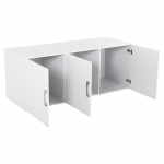 ΝΤΟΥΛΑΠΑ 3ΦΥΛΛΗ ΜΕ ΠΑΤΑΡΙ CARLY HM10891.05 ΜΕΛΑΜΙΝΗ ΣΕ ΛΕΥΚΟ 150X55Χ240Υεκ.