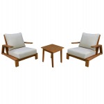 LOUNGE ΣΕΤ MIREX HM10893 ΤΡΑΠΕΖΑΚΙ & 2 ΠΟΛΥΘΡΟΝΕΣ--ΞΥΛΟ ΑΚΑΚΙΑΣ--ΕΚΡΟΥ ΜΑΞΙΛΑΡΙΑ