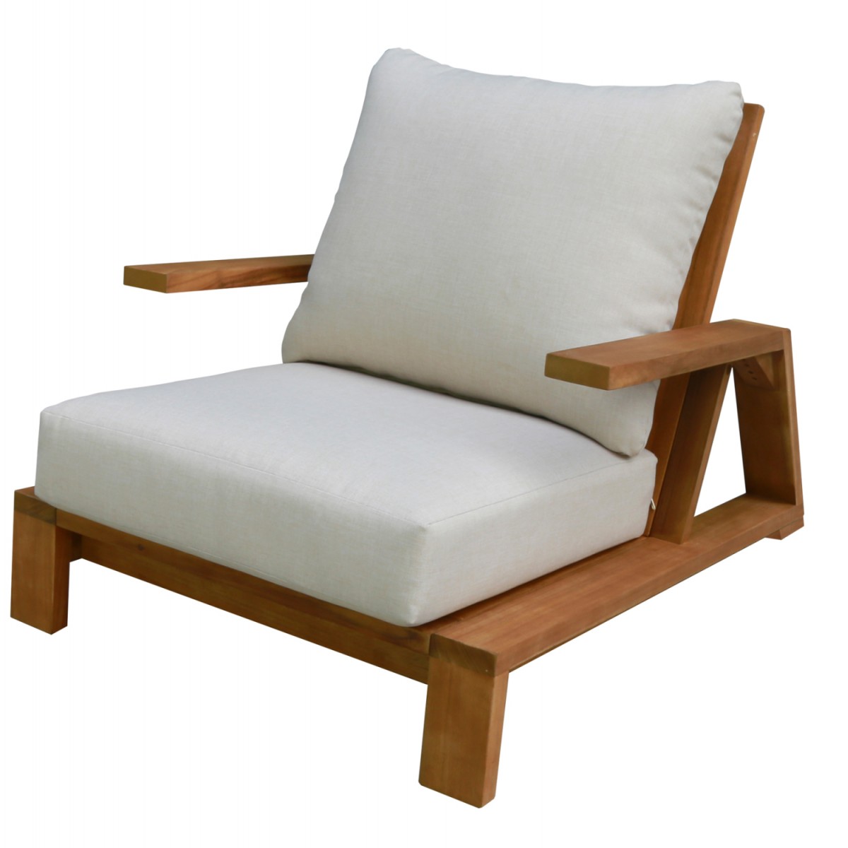 LOUNGE ΣΕΤ MIREX HM10893 ΤΡΑΠΕΖΑΚΙ & 2 ΠΟΛΥΘΡΟΝΕΣ--ΞΥΛΟ ΑΚΑΚΙΑΣ--ΕΚΡΟΥ ΜΑΞΙΛΑΡΙΑ