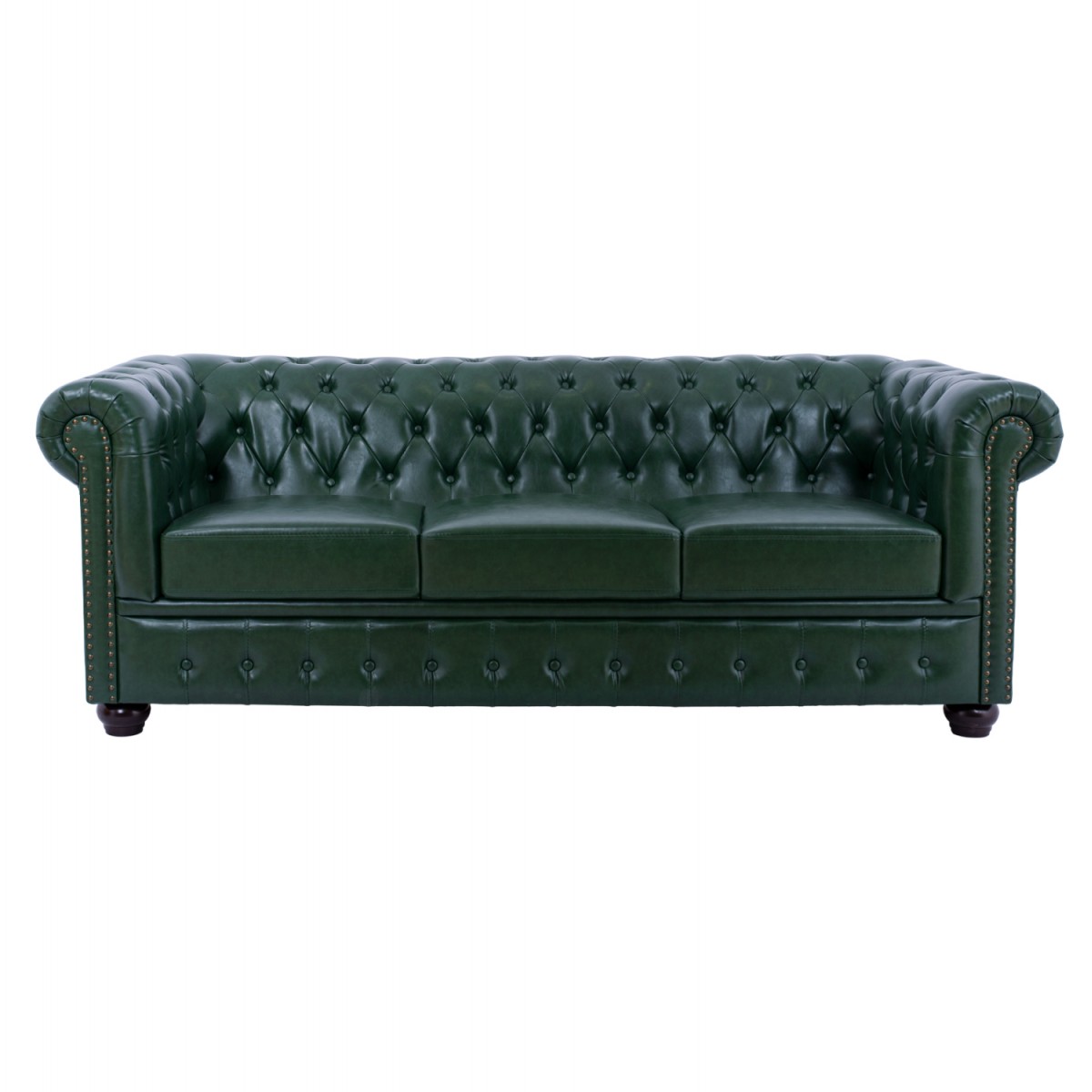 ΣΕΤ ΚΑΝΑΠΕΣ 2ΘΕΣΙΟΣ & 3ΘΕΣΙΟΣ HM10911.08 PU ΔΕΡΜΑ Τ.CHESTERFIELD ΚΥΠΑΡΙΣΣΙ