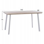 ΣΕΤ ΤΡΑΠΕΖΑΡΙΑΣ 5ΤΜΧ OFIRA HM10634 MDF TOP ΣΕ SONAMA--ΛΕΥΚΕΣ ΚΑΡΕΚΛΕΣ