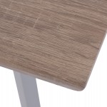 ΣΕΤ ΤΡΑΠΕΖΑΡΙΑΣ 5ΤΜΧ OFIRA HM10634 MDF TOP ΣΕ SONAMA--ΛΕΥΚΕΣ ΚΑΡΕΚΛΕΣ