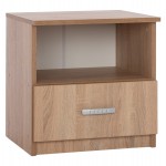 ΣΕΤ ΚΡΕΒΑΤΟΚΑΜΑΡΑΣ 5ΤΜΧ ADLER HM11758 ΜΕΛΑΜΙΝΗ SONAMA OAK-ΓΙΑ ΣΤΡΩΜΑ 160x200εκ