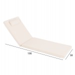 ΜΑΞΙΛΑΡΙ ΞΑΠΛΩΣΤΡΑΣ TEXTILENE SIFNOS ΜΠΕΖ HM11234.61T 190(114-76)x58x6,5Yεκ.