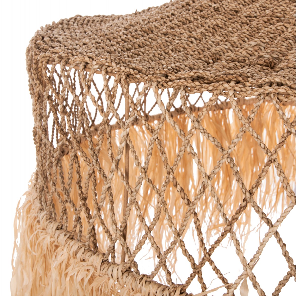 ΣΕΤ ΦΩΤΙΣΤΙΚΟ ΟΡΟΦΗΣ ΚΡΕΜΑΣΤΟ HM11918 ΣΧΟΙΝΙ ΚΑΙ ΙΝΕΣ ΦΟΙΝΙΚΑ-SEAGRASS Φ123Χ223Υεκ.