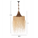 ΣΕΤ ΦΩΤΙΣΤΙΚΟ ΟΡΟΦΗΣ ΚΡΕΜΑΣΤΟ HM11922 ΣΧΟΙΝΙ ΚΑΙ ΙΝΕΣ ΦΟΙΝΙΚΑ Φ51Χ155+Υεκ.