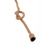 ΦΩΤΙΣΤΙΚΟ ΟΡΟΦΗΣ ΚΡΕΜΑΣΤΟ ΜΕ ΛΑΜΠΤΗΡΑ HM11928.01--ΣΧΟΙΝΙ 1m ΠΑΧΟΥΣ 2cm-ΝΤΟΥΙ Ε27