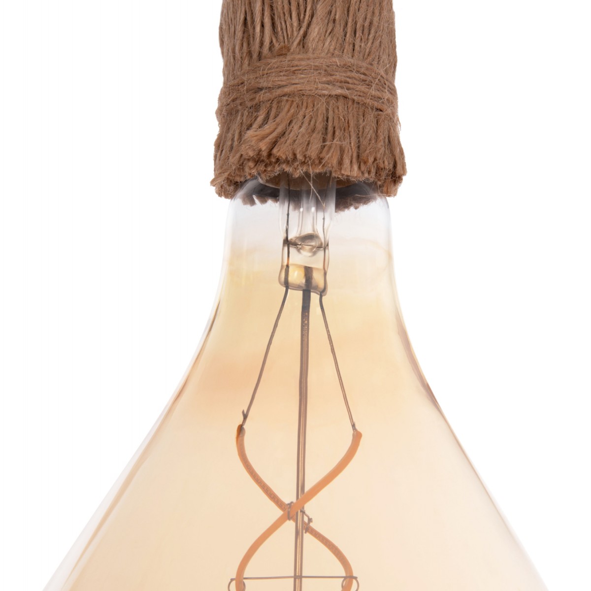 ΦΩΤΙΣΤΙΚΟ ΟΡΟΦΗΣ ΚΡΕΜΑΣΤΟ ΜΕ ΛΑΜΠΤΗΡΑ HM11928.01--ΣΧΟΙΝΙ 1m ΠΑΧΟΥΣ 2cm-ΝΤΟΥΙ Ε27