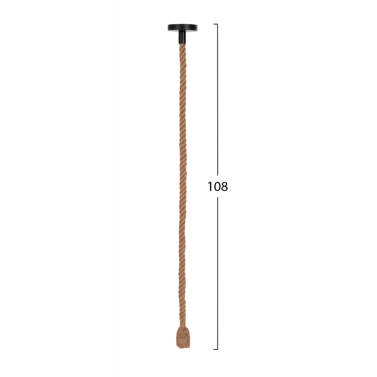 ΦΩΤΙΣΤΙΚΟ ΟΡΟΦΗΣ ΚΡΕΜΑΣΤΟ ΜΕ ΛΑΜΠΤΗΡΑ HM11928.02--ΣΧΟΙΝΙ 1m ΠΑΧΟΥΣ 2cm-ΝΤΟΥΙ Ε27