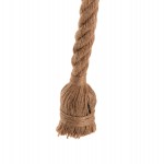 ΦΩΤΙΣΤΙΚΟ ΟΡΟΦΗΣ ΚΡΕΜΑΣΤΟ ΜΕ ΛΑΜΠΤΗΡΑ HM11928.02--ΣΧΟΙΝΙ 1m ΠΑΧΟΥΣ 2cm-ΝΤΟΥΙ Ε27