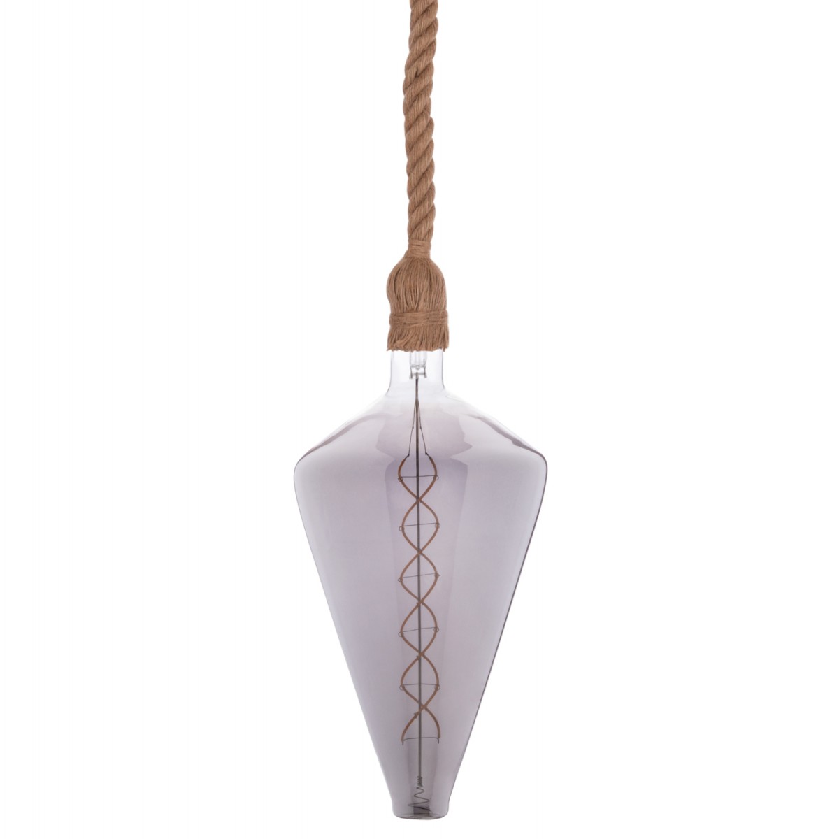 ΦΩΤΙΣΤΙΚΟ ΟΡΟΦΗΣ ΚΡΕΜΑΣΤΟ ΜΕ ΛΑΜΠΤΗΡΑ HM11930.02--ΣΧΟΙΝΙ 1m ΠΑΧΟΥΣ 2cm-ΝΤΟΥΙ Ε27