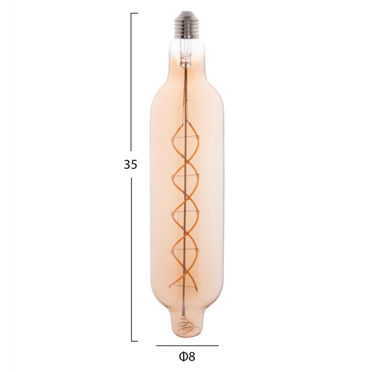 ΦΩΤΙΣΤΙΚΟ ΟΡΟΦΗΣ ΚΡΕΜΑΣΤΟ ΜΕ ΛΑΜΠΤΗΡΑ HM11931.01--ΣΧΟΙΝΙ 1m ΠΑΧΟΥΣ 2cm-ΝΤΟΥΙ Ε27