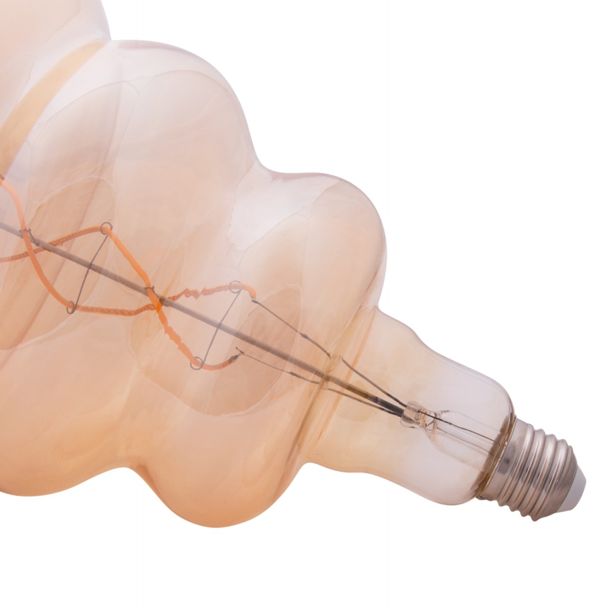 ΦΩΤΙΣΤΙΚΟ ΟΡΟΦΗΣ ΚΡΕΜΑΣΤΟ ΜΕ ΛΑΜΠΤΗΡΑ HM11932.01--ΣΧΟΙΝΙ 1m ΠΑΧΟΥΣ 2cm-ΝΤΟΥΙ Ε27