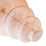 ΦΩΤΙΣΤΙΚΟ ΟΡΟΦΗΣ ΚΡΕΜΑΣΤΟ ΜΕ ΛΑΜΠΤΗΡΑ HM11932.01--ΣΧΟΙΝΙ 1m ΠΑΧΟΥΣ 2cm-ΝΤΟΥΙ Ε27