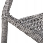ΣΕΤ ΤΡΑΠΕΖΑΡΙΑΣ ΕΞ.ΧΩΡΟΥ 5ΤΜΧ MORNER HM21008 ΜΕΤΑΛΛΟ & WICKER ΣΕ ΓΚΡΙ