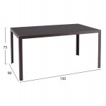 ΣΕΤ ΤΡΑΠΕΖΑΡΙΑΣ 5ΤΜΧ ΕΞΩΤ.ΧΩΡΟΥ LEOFER HM21009 ΤΡΑΠΕΖΙ & 4 ΠΟΛΥΘΡΟΝΕΣ--ΚΑΦΕ