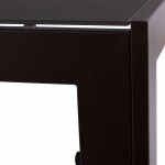 ΣΕΤ ΤΡΑΠΕΖΑΡΙΑΣ 5ΤΜΧ ENDIKA HM21011 ΚΑΡΕΚΛΕΣ ΜΕ ΜΑΞΙΛΑΡΙ & ΤΡΑΠΕΖΙ 150x90εκ ΚΑΦΕ