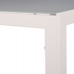 ΣΕΤ ΤΡΑΠΕΖΑΡΙΑΣ 5ΤΜΧ OFER HM21020 ΚΑΡΕΚΛΕΣ ΑΛΟΥΜ. & ΜΕΤΑΛ.ΤΡΑΠΕΖΙ 150x90εκ--ΛΕΥΚΟ