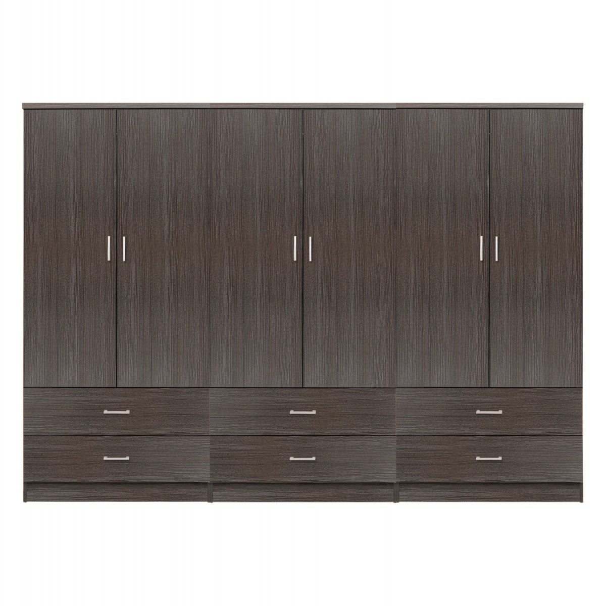 ΝΤΟΥΛΑΠΑ 6ΦΥΛΛΗ REINA ME 6 ΣΥΡΤΑΡΙΑ HM21060.01 ΜΕΛΑΜΙΝΗ ΣΕ ZEBRANO 240x42x181Υεκ.