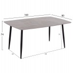 ΣΕΤ ΤΡΑΠΕΖΑΡΙΑΣ 7ΤΜΧ RAVEN HM21070.03 ΚΕΡΑΜΙΚΟ TOP--4 ΚΑΡΕΚΛΕΣ & 2 ΠΟΛΥΘΡΟΝΕΣ ΓΚΡΙ