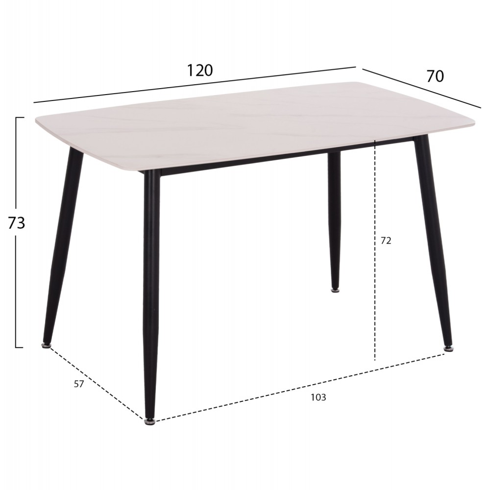 ΣΕΤ ΤΡΑΠΕΖΑΡΙΑΣ 5ΤΜΧ RAVEN HM21071.03 ΚΕΡΑΜΙΚΟ TOP ΛΕΥΚΟ ΜΑΡΜΑΡΟ--ΒΕΛΟΥΔΟ ΓΚΡΙ