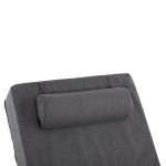 ΕΠΑΓΓΕΛΜ. ΞΑΠΛΩΣΤΡΑ JESSIE HM10714.03 ΣΚΟΥΡΟ ΓΚΡΙ ΑΛΟΥΜ.& ΜΑΞΙΛΑΡΙ 200x71x79Υεκ