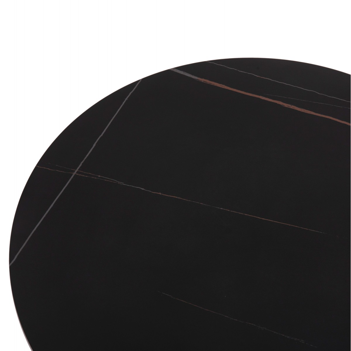 ΣΕΤ 2ΤΜΧ ΤΡΑΠΕΖΙΑ ΣΑΛΟΝΙΟΥ DUNCAN HM21081 MDF ΚΑΙ ΚΕΡΑΜΙΚΟ TOP Φ80εκ & Φ45εκ