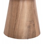 ΣΕΤ 2ΤΜΧ ΤΡΑΠΕΖΙΑ ΣΑΛΟΝΙΟΥ KARAN HM21085 MDF ΦΥΣΙΚΟ ΞΥΛΟΥ Φ80εκ & Φ45εκ