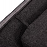 ΜΑΞΙΛΑΡΙ ΞΑΠΛΩΣΤΡΑΣ ΑΚΙΝΟ HM21095.02 OLEFIN ΣΚΟΥΡΟ ΓΚΡΙ ΜΕ FOAM 190x70x10Υεκ