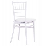 ΚΑΡΕΚΛΑ CATERING TIFFANY ΜΕ ΜΑΞΙΛΑΡΙ HM21104 ΛΕΥΚΟ ΠΟΛΥΠΡΟΠΥΛΕΝΙΟ 39x47x89Yεκ.