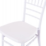 ΚΑΡΕΚΛΑ CATERING TIFFANY ΜΕ ΜΑΞΙΛΑΡΙ HM21104 ΛΕΥΚΟ ΠΟΛΥΠΡΟΠΥΛΕΝΙΟ 39x47x89Yεκ.