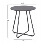 ΣΕΤ LOUNGE 3TMX ΕΞ.ΧΩΡΟΥ OREGO HM21107.01 ΑΛΟΥΜΙΝΙΟ & ΜΕΤΑΛΛΟ ΣΕ ΣΚΟΥΡΟ ΓΚΡΙ