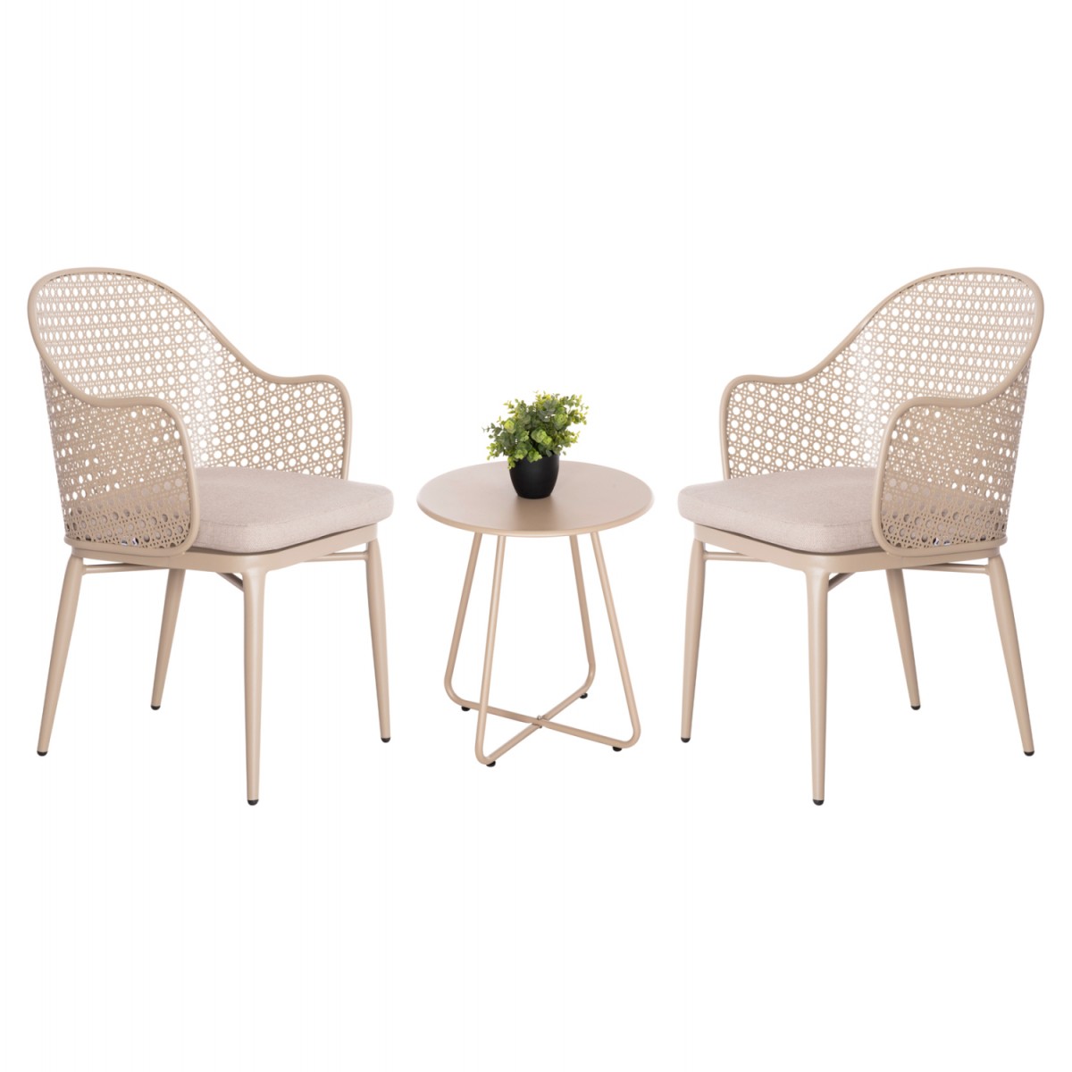 ΣΕΤ LOUNGE 3TMX ΕΞ.ΧΩΡΟΥ OREGO HM21107.03 ΑΛΟΥΜΙΝΙΟ & ΜΕΤΑΛΛΟ ΣΕ ΚΑΠΟΥΤΣΙΝΟ