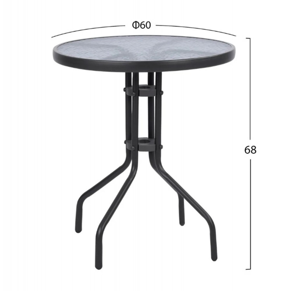 ΣΕΤ ΕΞΩΤ.ΧΩΡΟΥ 3ΤΜΧ LIMA HM21110 ΤΡΑΠΕΖΙ ΜΕ 2 ΠΟΛΥΘΡΟΝΕΣ- ΓΚΡΙ ΧΡΩΜΑ