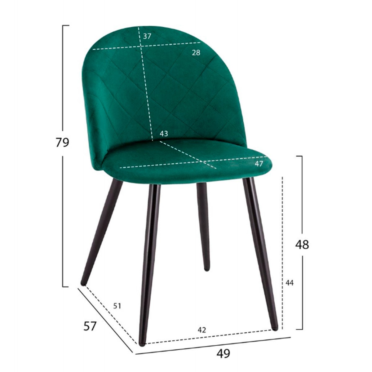 ΣΕΤ ΤΡΑΠΕΖΑΡΙΑΣ 5ΤΜΧ ROLLO HM21113 ΤΡΑΠΕΖΙ ΣΤΡΟΓΓΥΛΟ- 4 ΚΑΡΕΚΛΕΣ ΒΕΛΟΥΔΟ ΚΥΠΑΡΙΣΣΙ