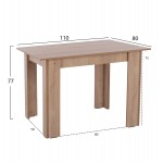 ΣΕΤ ΤΡΑΠΕΖΑΡΙΑΣ 5ΤΜΧ KELVIN HM21116 ΤΡΑΠΕΖΙ ΜΕ ΚΑΡΕΚΛΕΣ ΜΕΤΑΛΛΙΚΕΣ ΜΕ ΥΦΑΣΜΑ