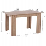 ΣΕΤ ΤΡΑΠΕΖΑΡΙΑΣ 5ΤΜΧ KELVIN HM21117 ΤΡΑΠΕΖΙ ΜΕ ΚΑΡΕΚΛΕΣ ΜΕΤΑΛΛΙΚΕΣ ΜΕ ΥΦΑΣΜΑ